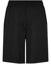 John Richmond - Logo-Print Drawstring Shorts - Lyst