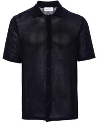 Ballantyne - Open-knit Linen Shirt - Lyst