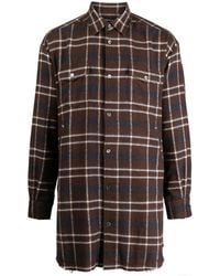 Undercover - Check-pattern Button-up Shirt - Lyst