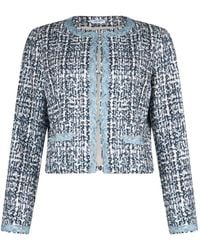 Liu Jo - Bouclé Braided Jacket - Lyst