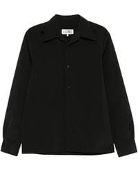 MM6 by Maison Margiela - Cut-Out Detail Long-Sleeve Shirt - Lyst