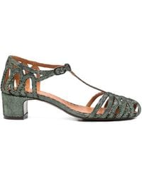 Chie Mihara - U-Nenu Cut-Out Heeled Sandals - Lyst