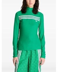 adidas - Camiseta con logo y tres rayas - Lyst
