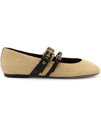 FARM Rio - Buckle-Strap Ballet Flats - Lyst