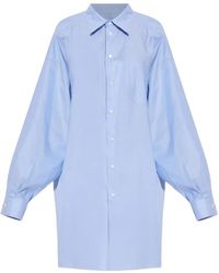 Maison Margiela - Balloon-Sleeve Cotton Shirt - Lyst