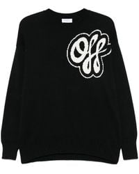 Off-White c/o Virgil Abloh - Hand-Drawn Script Sweater - Lyst