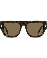 Gucci - Gg1262 Rectangular-Frame Sunglasses - Lyst
