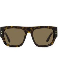 Gucci - Gg1262 Rectangular-Frame Sunglasses - Lyst