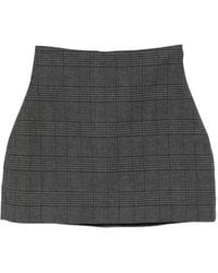 Aniye By - Geruite Mini-Rok - Lyst