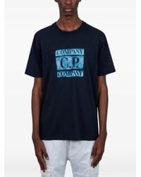 C.P. Company - Logo-Detail Short-Sleeve T-Shirt - Lyst