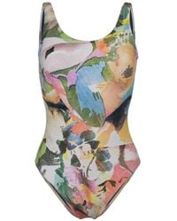 Paul Smith - Floral Collage-print Swimwear - Lyst