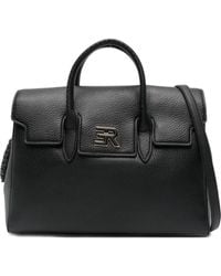 Ermanno Scervino - Logo-Plaque Braided-Strap Tote Bag - Lyst