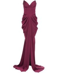 Ana Radu - Corset Draped Gown - Lyst