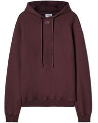 Off-White c/o Virgil Abloh - Arrows-Embroidered Cotton Hoodie - Lyst