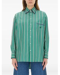 Etro - Striped Jacquard Shirt - Lyst