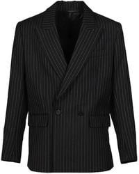 Ernest W. Baker - Double-Breasted Pinstripe Blazer - Lyst