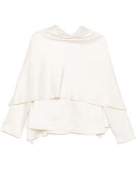 Rohe - Satin Draped Blouse - Lyst