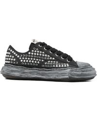 Maison Mihara Yasuhiro - "Peterson23" Og Sole Studded Canvas Low-Top Sneakers - Lyst