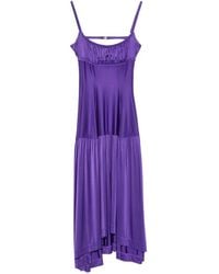 Rabanne - Robe Asymétrique À Fronces - Lyst