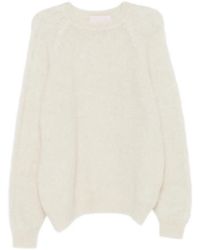 Kristina Ti - Cable-Knit Raglan-Sleeve Sweater - Lyst