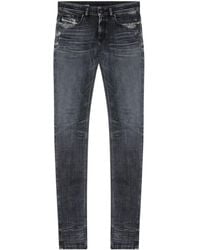 DIESEL - Jeans slim con applicazione - Lyst
