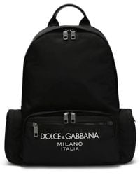 Dolce & Gabbana - Mochila De Nailon Con Logo - Lyst