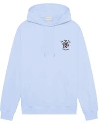 Drole de Monsieur - Embroidered Hooded Sweater - Lyst