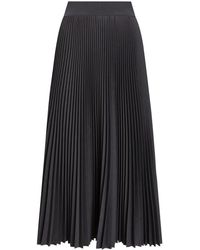Dolce & Gabbana - Pleated Woolen Calf-Length Circle Skirt - Lyst