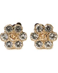 Twinset - Orecchini A Fiori Con Strass - Lyst