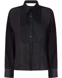 Pinko - Blouse Met Geplooide Vlak - Lyst