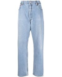RE/DONE - 90S Faded Straight-Leg Jeans - Lyst