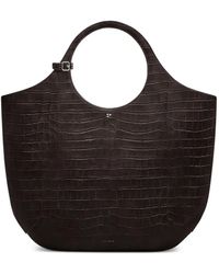 Courreges - Große Holy Handtasche Mit Kroko-Optik - Lyst