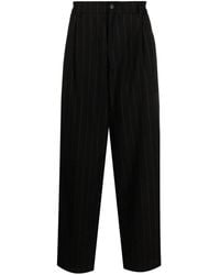 FAMILY FIRST - Pleated Pinstripe Drop-crotch Trousers - Lyst