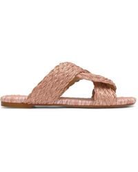 Castañer - Braided Crossover-Strap Flat Sandals - Lyst
