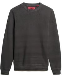 Superdry - Jersey De Punto Texturizado De Algodón - Lyst