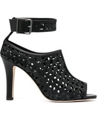 Manolo Blahnik - Tingah 105Mm Laser-Cut Sandals - Lyst