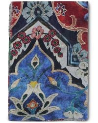 Faliero Sarti - Floral-Print Fringed Scarf - Lyst