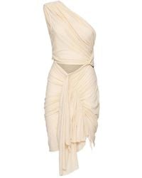 Rick Owens - Fog Asymmetric Draped Dress - Lyst