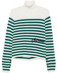 Liu Jo - Striped Roll-Neck Sweater - Lyst