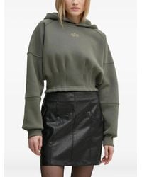 Alpha Industries - Cinched-Waist Hoodie - Lyst