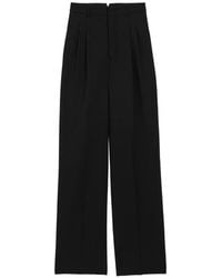 Ami Paris - Ami High Waist Wide Trousers - Lyst