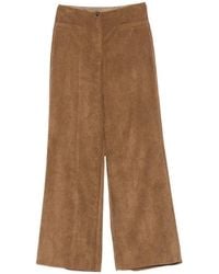 Emme - Pantalon Ample À Effet Velours Côtelé - Lyst