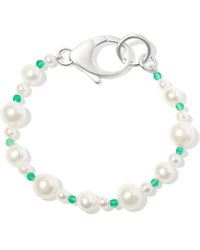 Hatton Labs - Pebbles Pearl And Bead Bracelet - Lyst