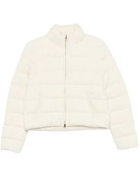 Moncler - Plumífero De Punto Con Cremallera - Lyst