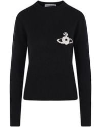 Vivienne Westwood - Orb-Intarsia Wool Sweater - Lyst