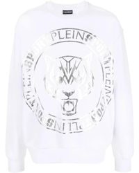 Philipp Plein - Tiger-Head Logo-Print Sweatshirt - Lyst