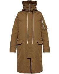 Rick Owens - Gewatteerde Jas Met Capuchon - Lyst