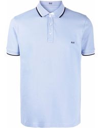 Fay - T-shirts And Polos Clear Blue - Lyst