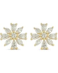 Dana Rebecca - 14K Diamond Alexa Jordyn Flower Stud Earrings - Lyst