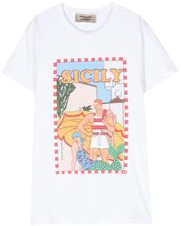 ALESSANDRO ENRIQUEZ - Graphic-Print T-Shirt - Lyst